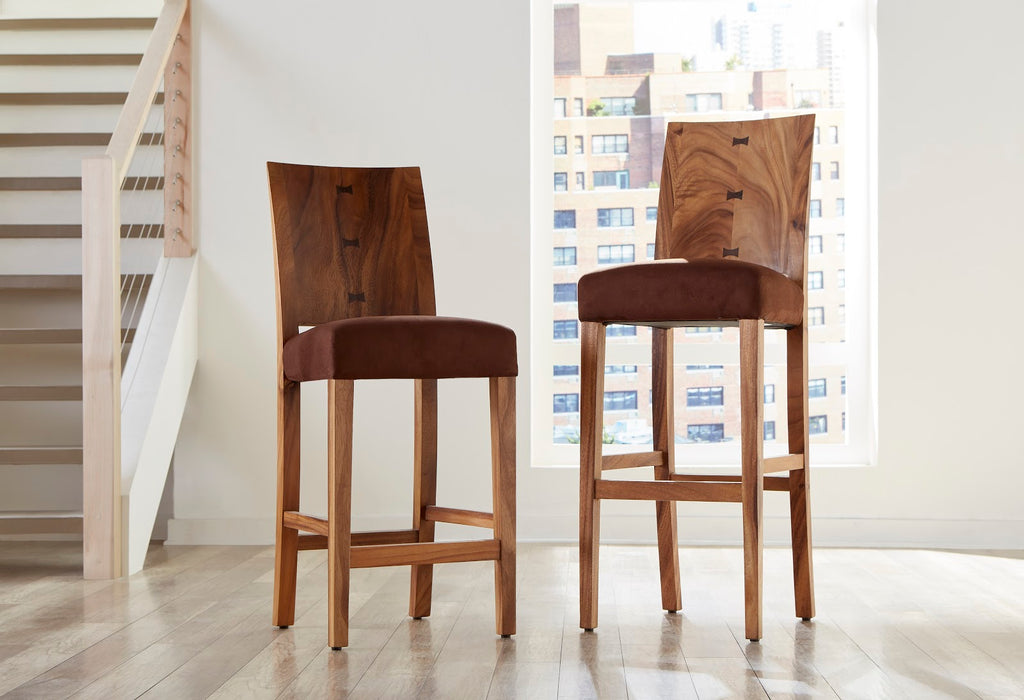 Ophelia Counter Stool, Chamcha Wood, Natural