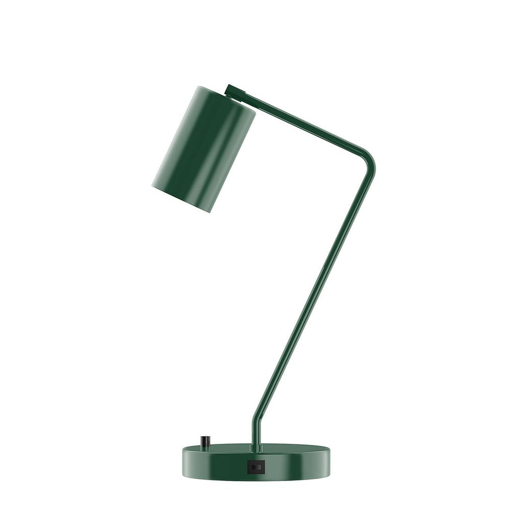 21.5" J-Series Table Lamp, Forest Green - TLD425-42