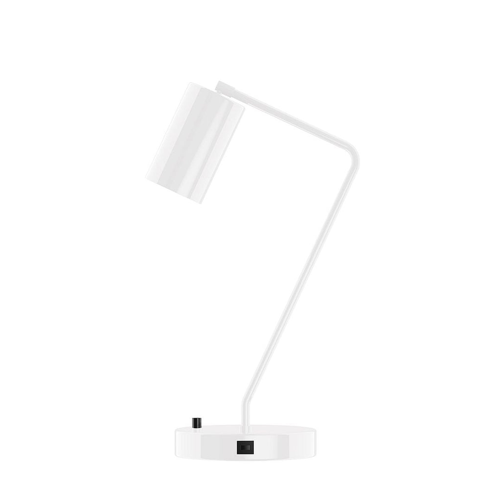 21.5" J-Series Table Lamp, White - TLD425-44