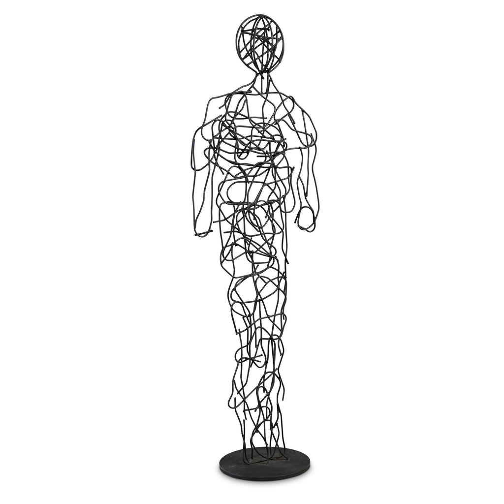 Mister Metal Sculpture - Black