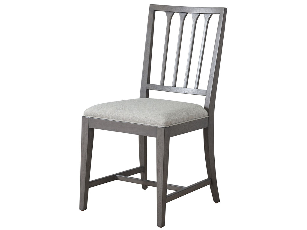 Past Forward Slat Back Side Chair