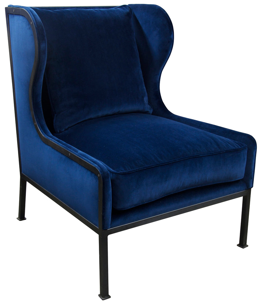 Allende Chair - Indigo Velvet