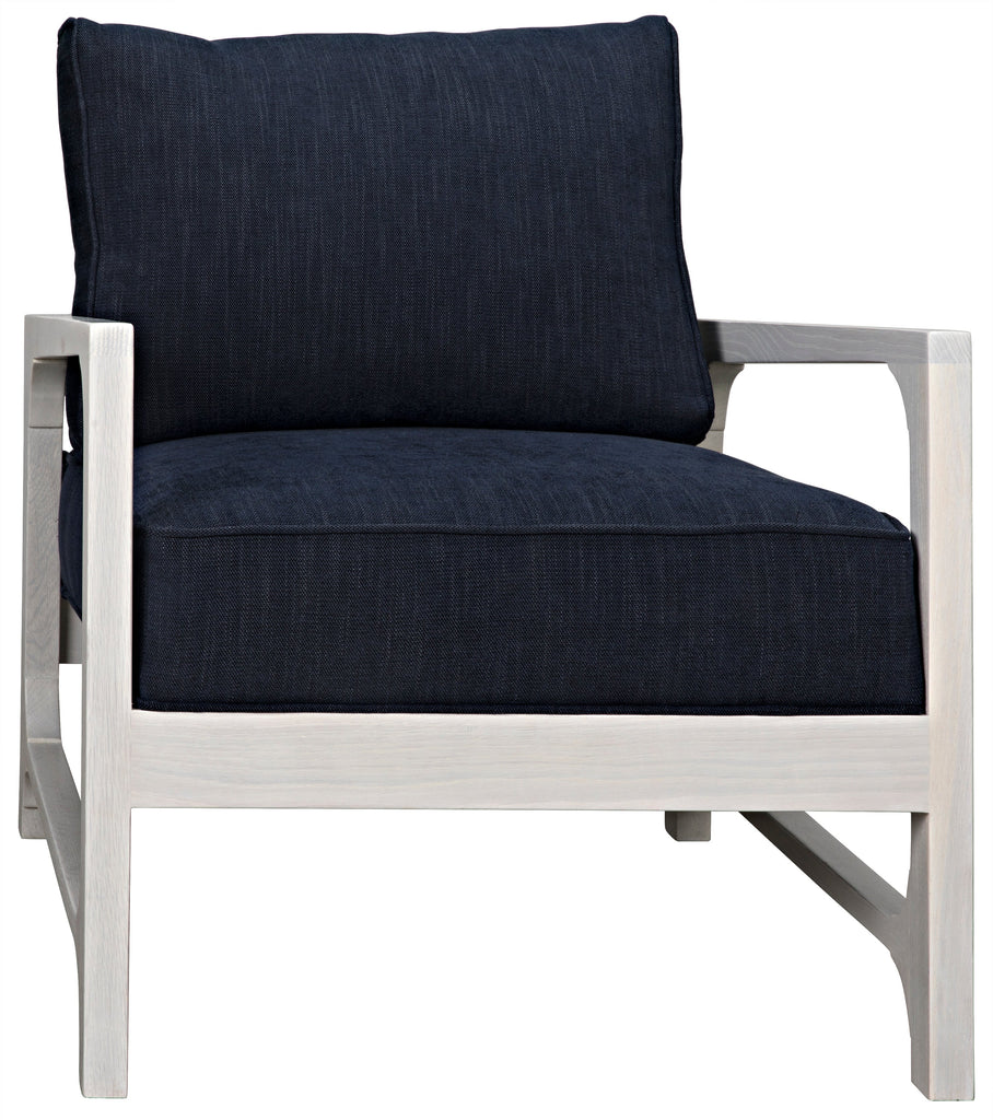 Alexandra Chair - White - Navy