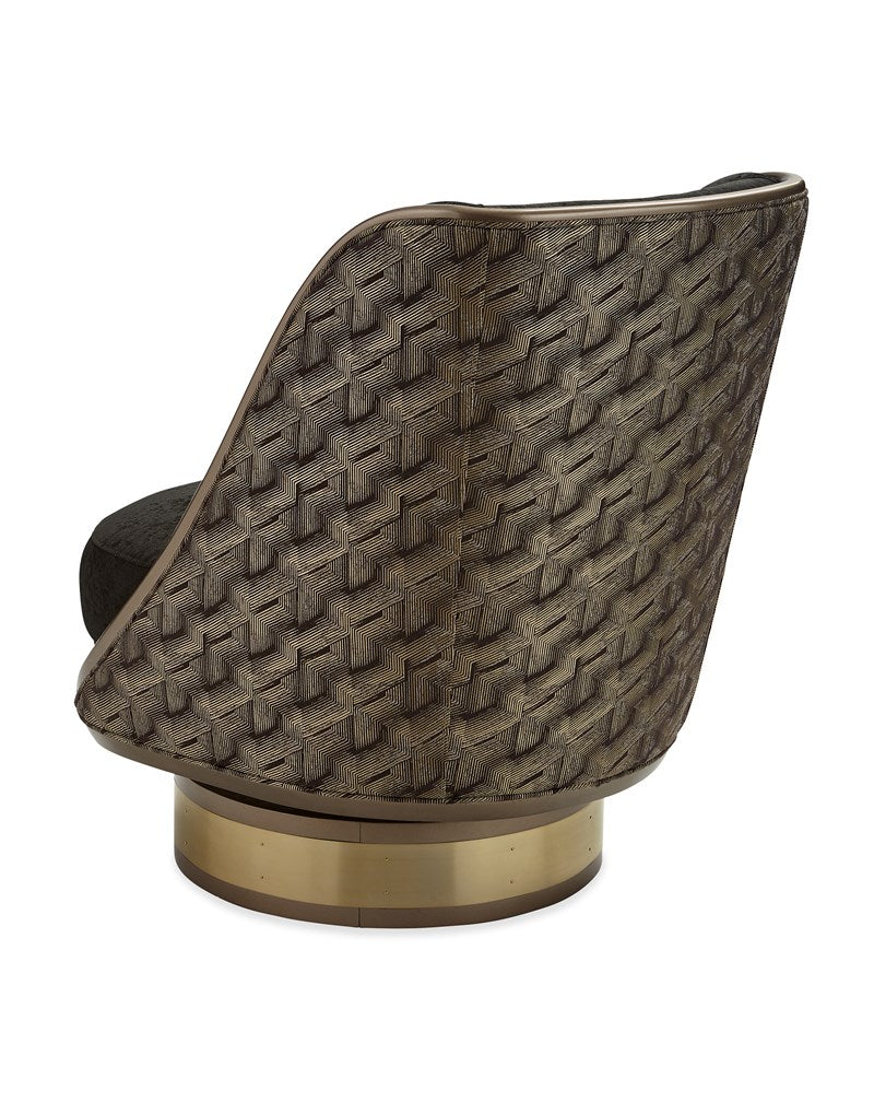 Go For A Spin - Harvest Bronze Accent Chair