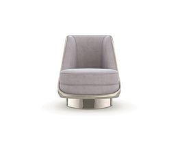 Go For A Spin - Silver Shadow Accent Chair