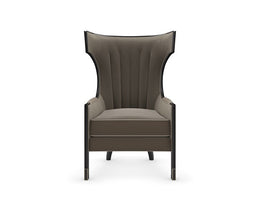 Wing Tip - Almost Black Accent Chair