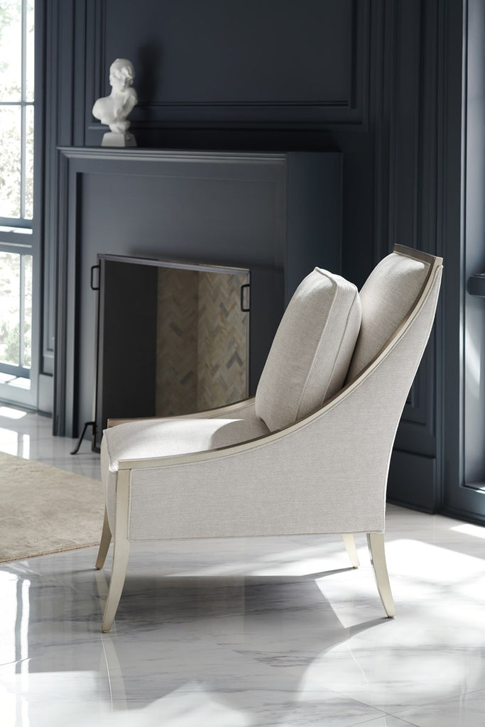 A Fine Line - Silver Driftwood Without Distressing Accent Chair