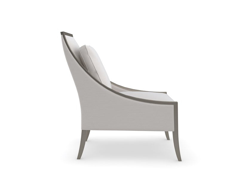 A Fine Line - Silver Driftwood Without Distressing Accent Chair