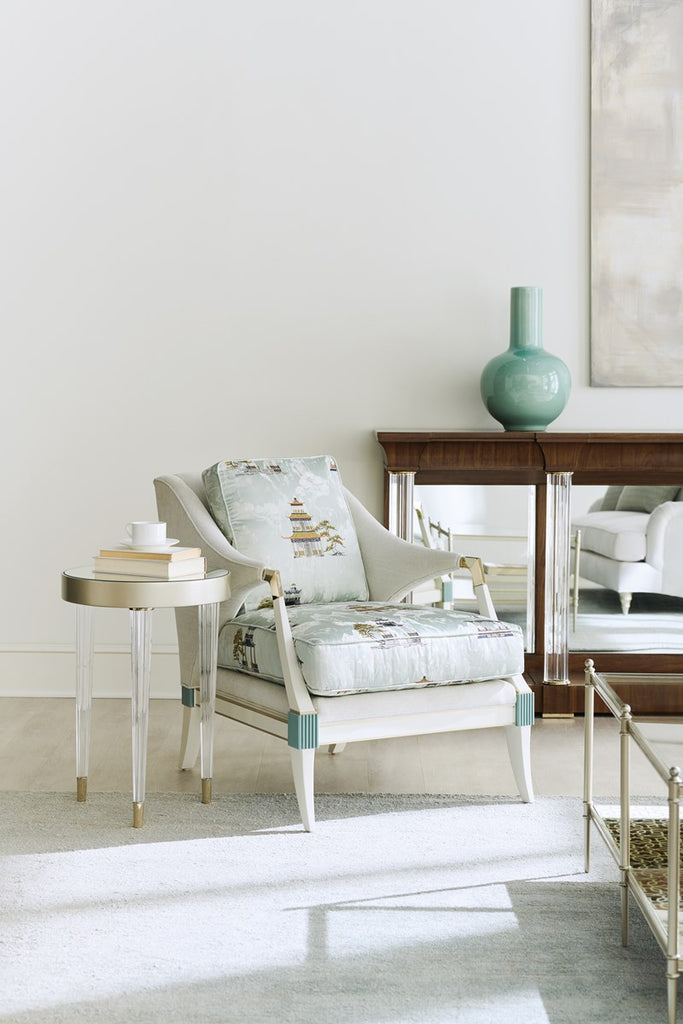 A Clear Perspective Console Table