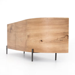 Lunas Media Console-Gold Guanacaste by Four Hands