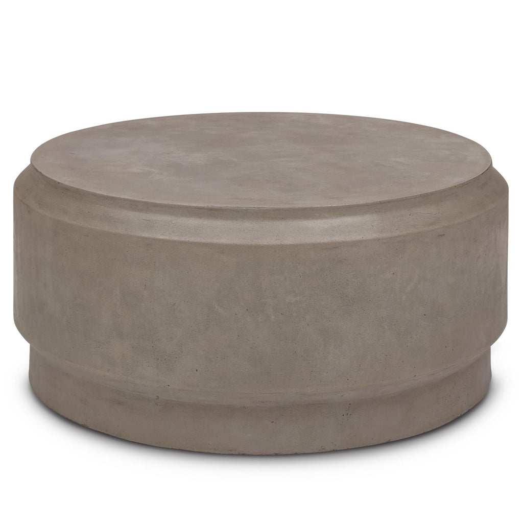 Barrel 39" Coffee Table - Dark Grey