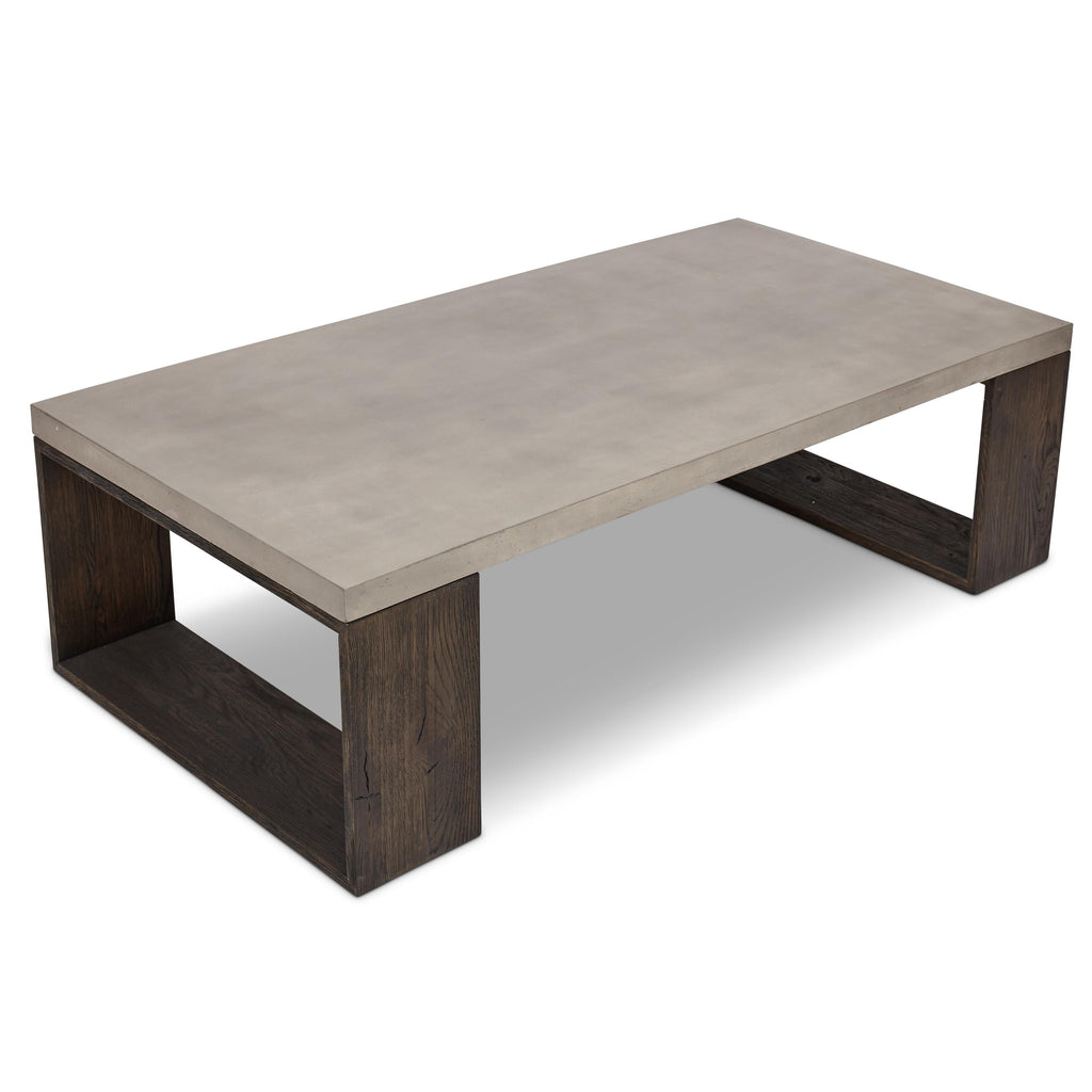 Heritage Coffee Table - Heritage Brown Frame - Dark Grey Top