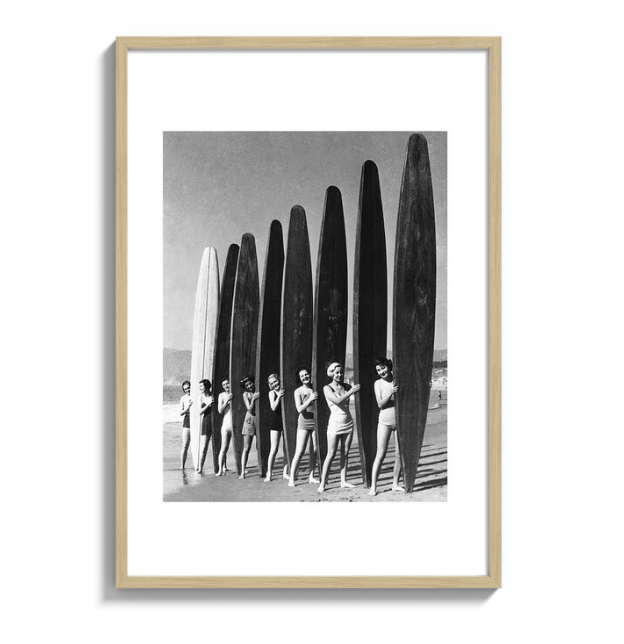 Women With Surf Paddleboards Print