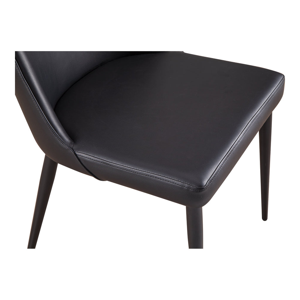 Lula Dining Chair, BLACK, Set of 2