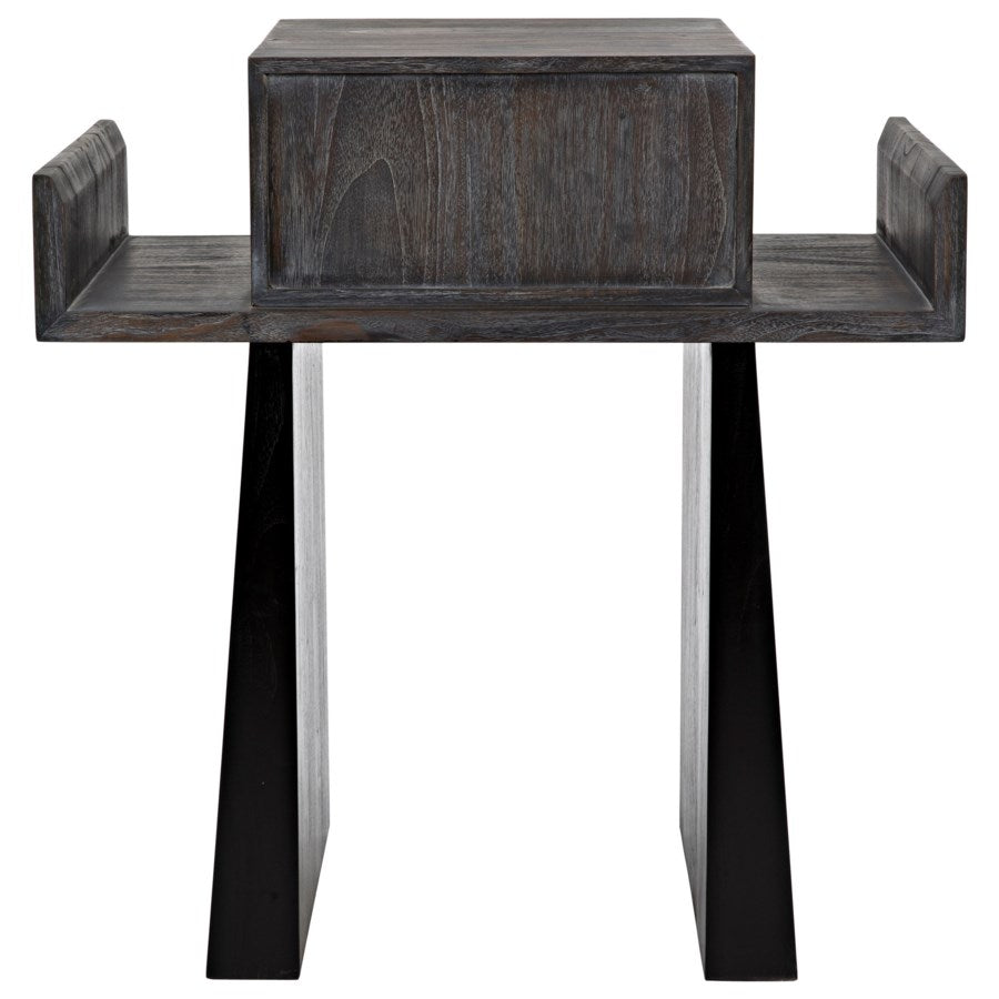 Sun Tsu Side Table, Sombre Finish