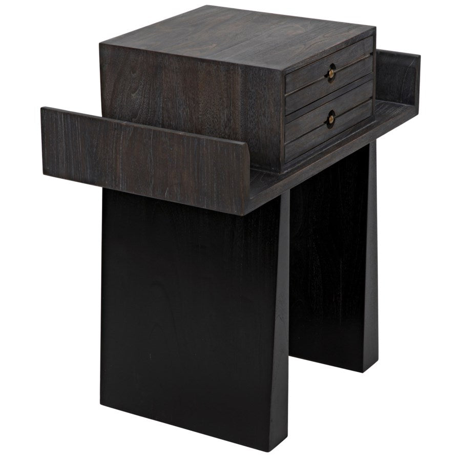 Sun Tsu Side Table, Sombre Finish