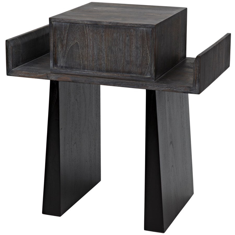 Sun Tsu Side Table, Sombre Finish