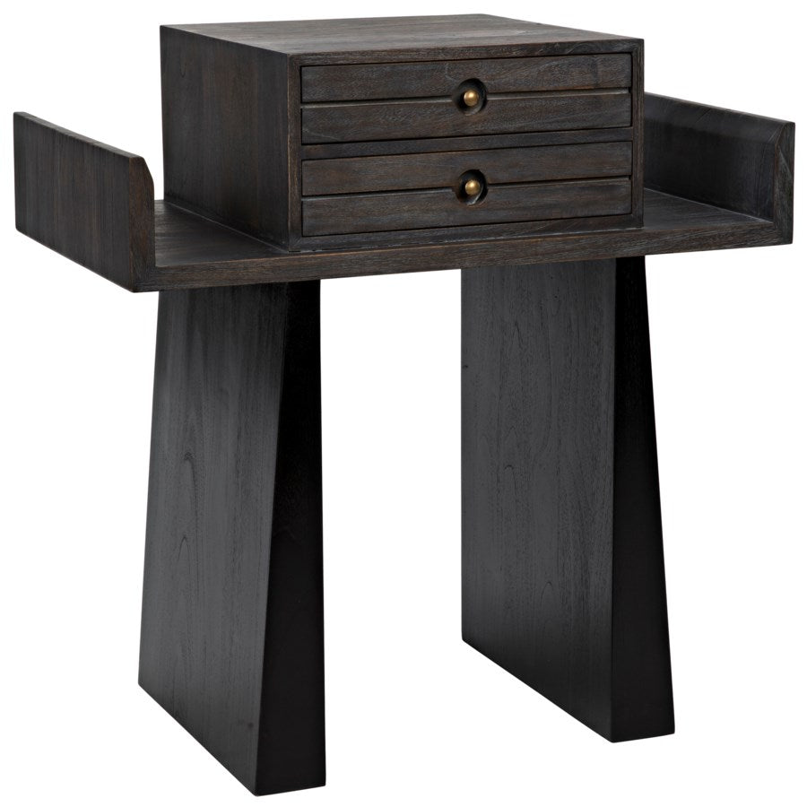 Sun Tsu Side Table, Sombre Finish