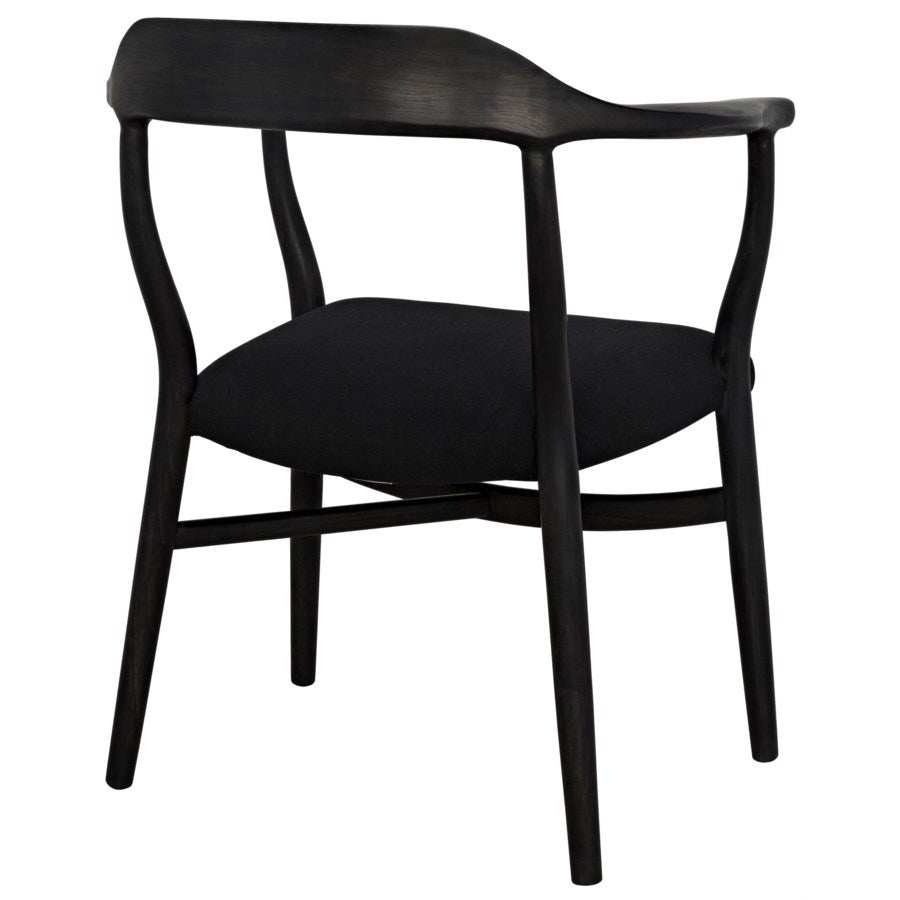 Rey Chair, Charcoal Black