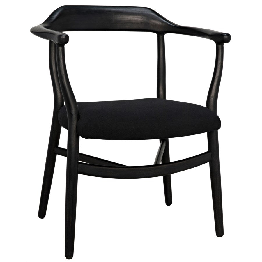 Rey Chair, Charcoal Black