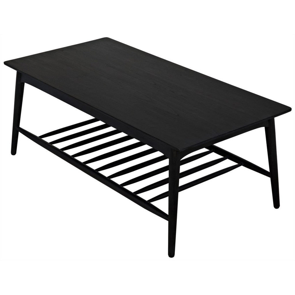 Carter Coffee Table, Charcoal Black