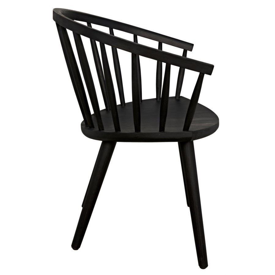 Pauline Chair, Charcoal Black