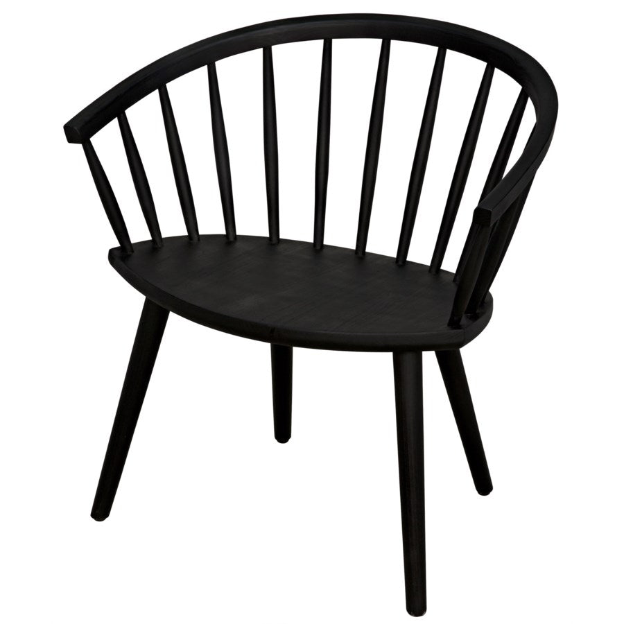 Pauline Chair, Charcoal Black