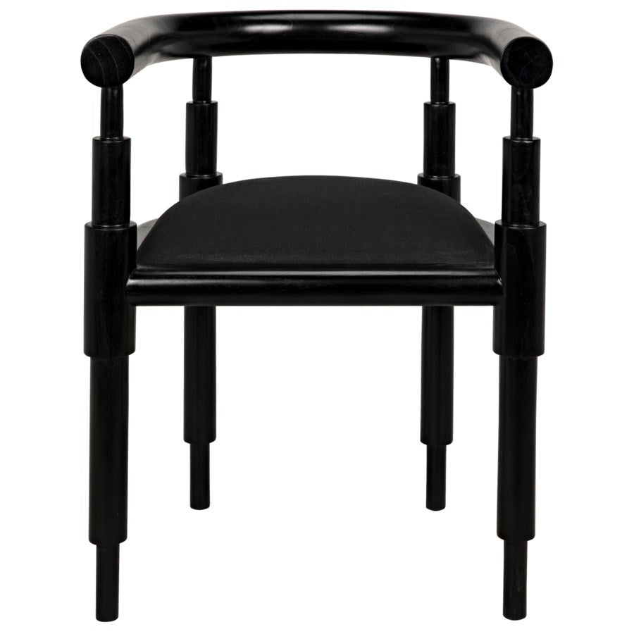 Sorbonne Chair, Charcoal Black