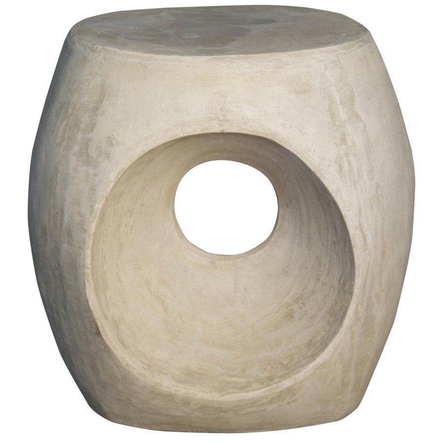 Trou Side Table/Stool, Fiber Cement