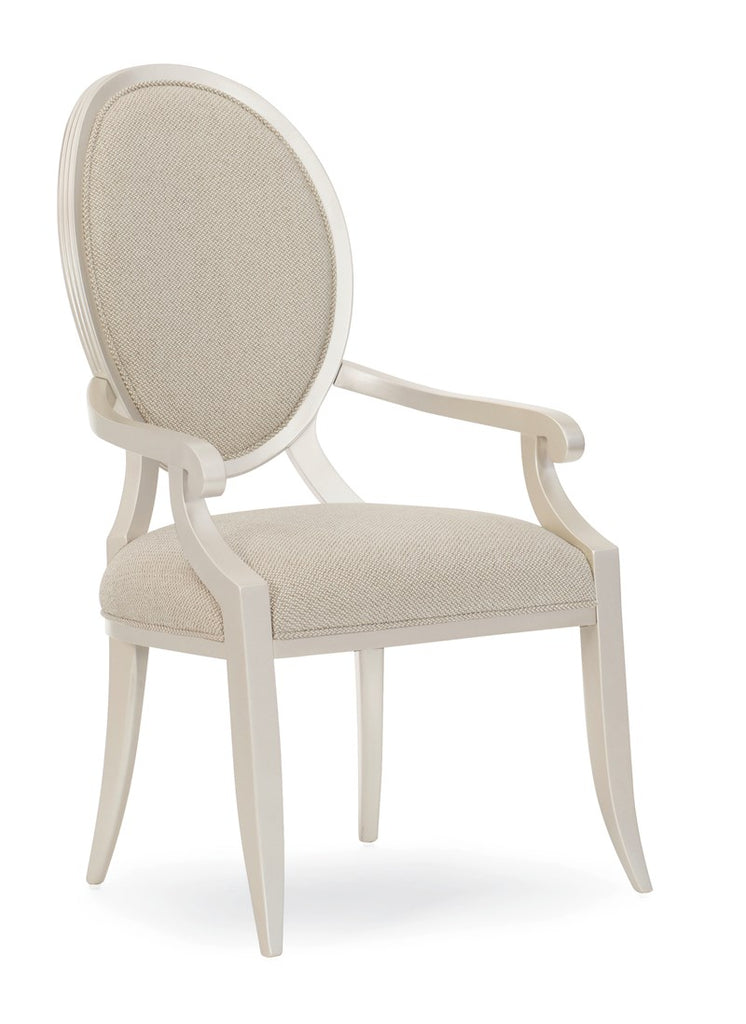 Avondale Arm Chair - Soft Silver Paint