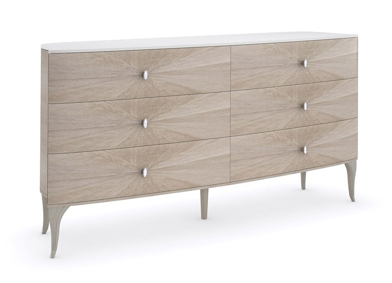 Double Dresser - Stone Manor, Ivory Wash, Soft Radiance