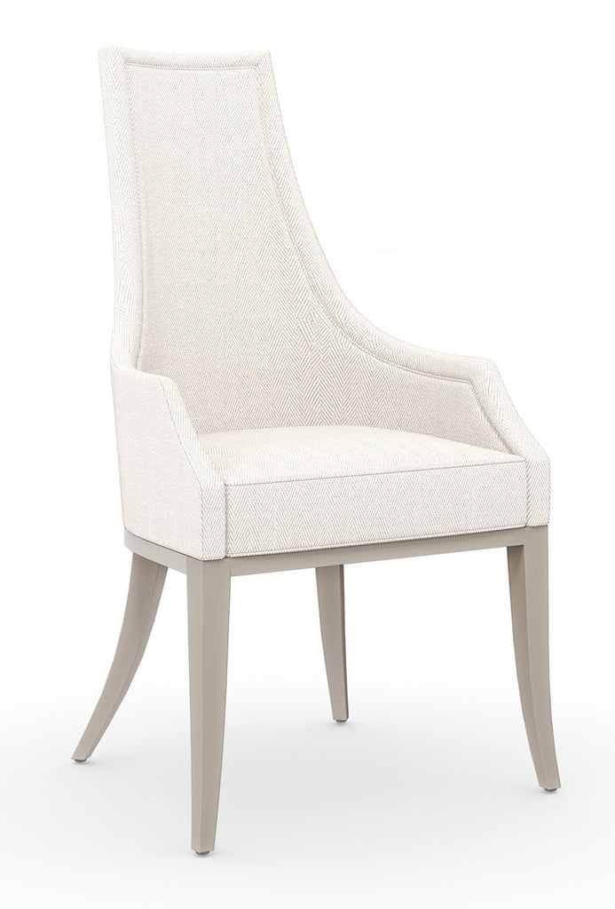 Tall Order Arm Chair - Soft Silver Paint