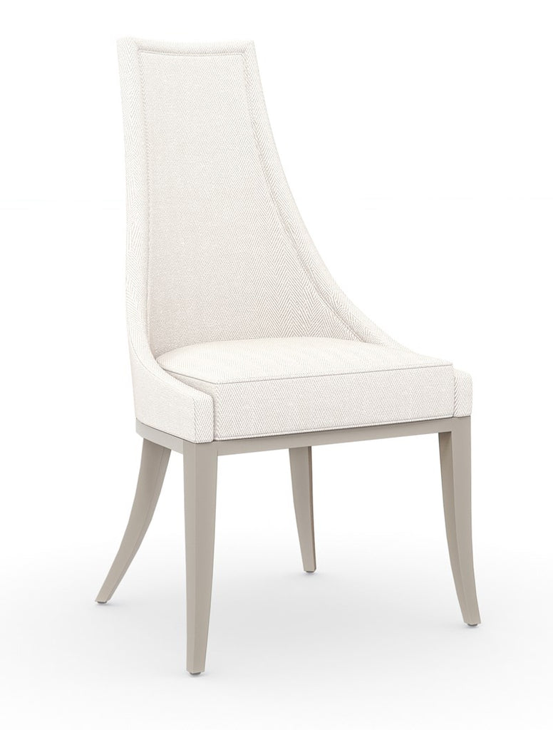 Tall Order Side Chair - Soft Silver Paint