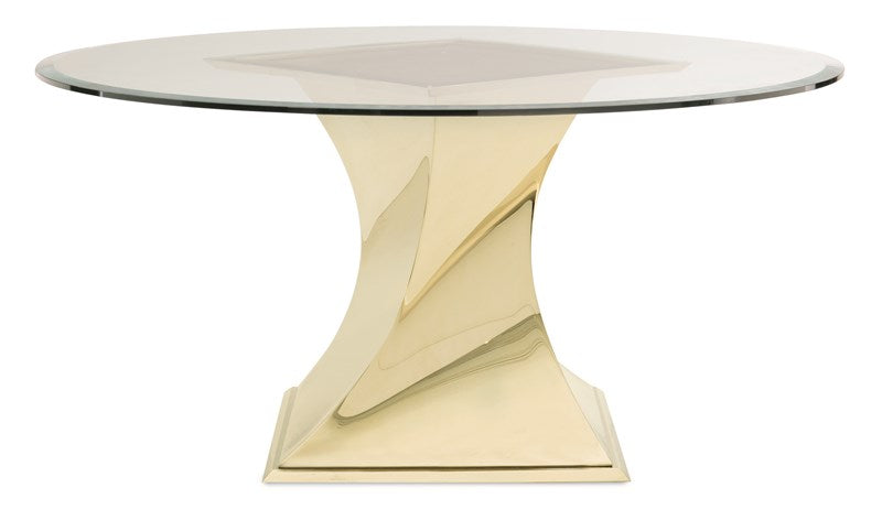 Do A 360 - Gold Bullion, Brushed Gold Bullion Dining Table