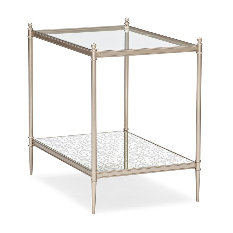 Perfectly Adaptable - Neutral Metallic Side Table