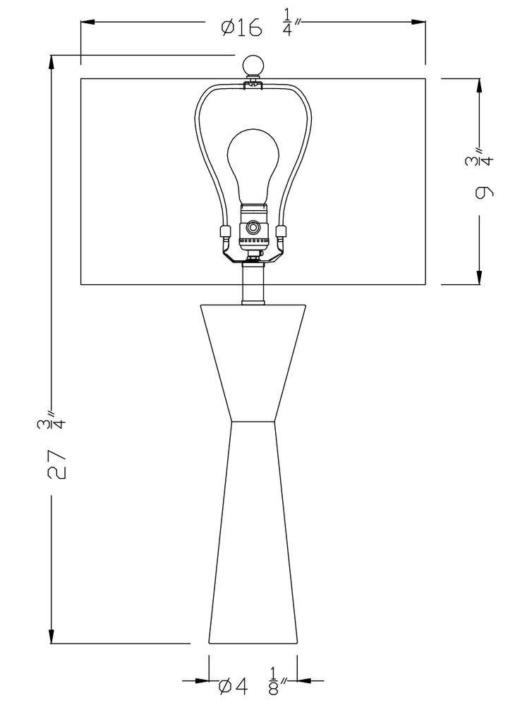 Dark Essex Table Lamp