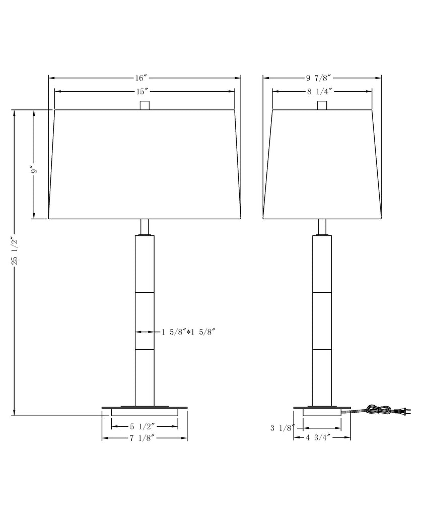 Elm Table Lamp