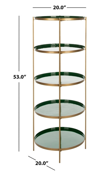 Tia Round 5 Tier Etagere