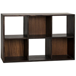 Nico Bookcase, Ebony Walnut