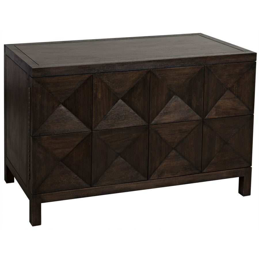 Quadrant 2 Door Sideboard, Ebony Walnut