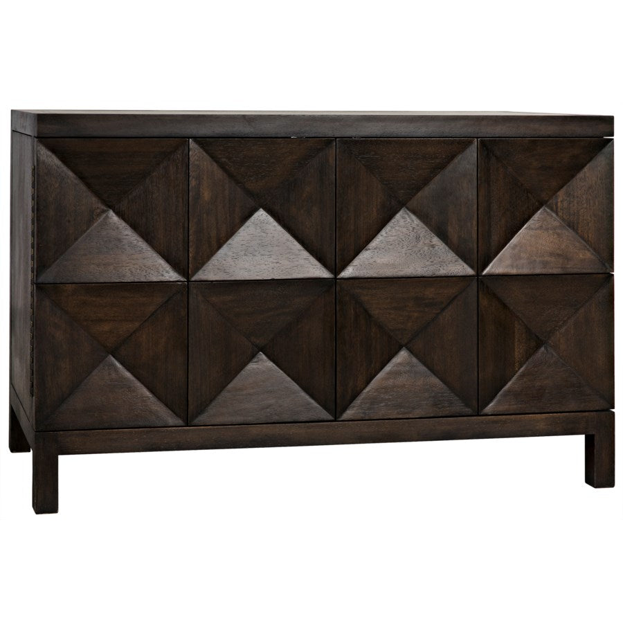 Quadrant 2 Door Sideboard, Ebony Walnut