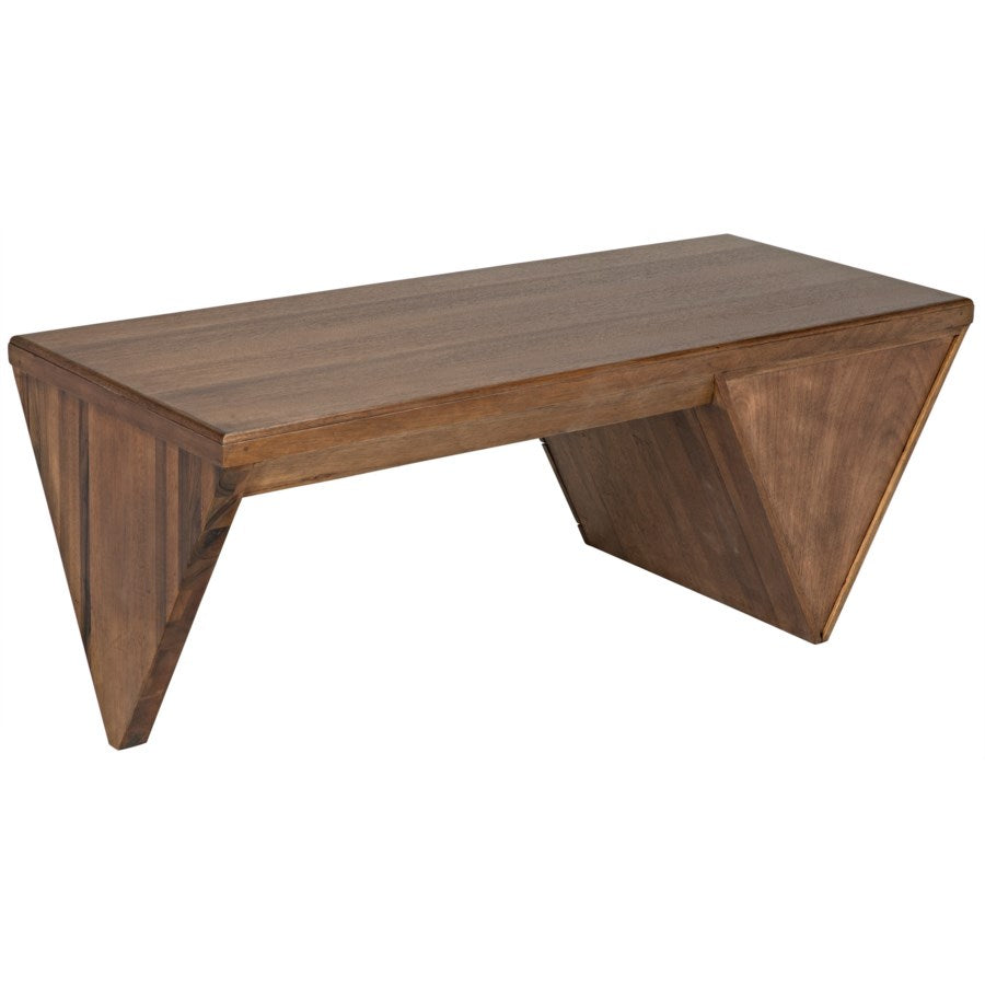 Tetramo Desk, Dark Walnut