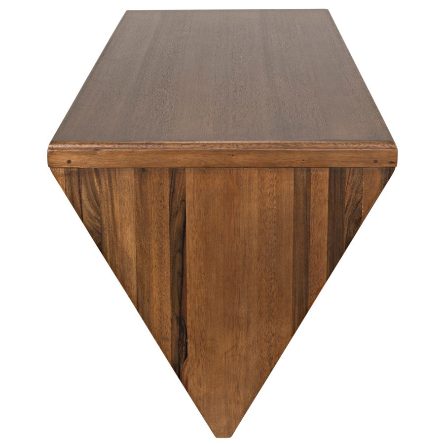 Tetramo Desk, Dark Walnut