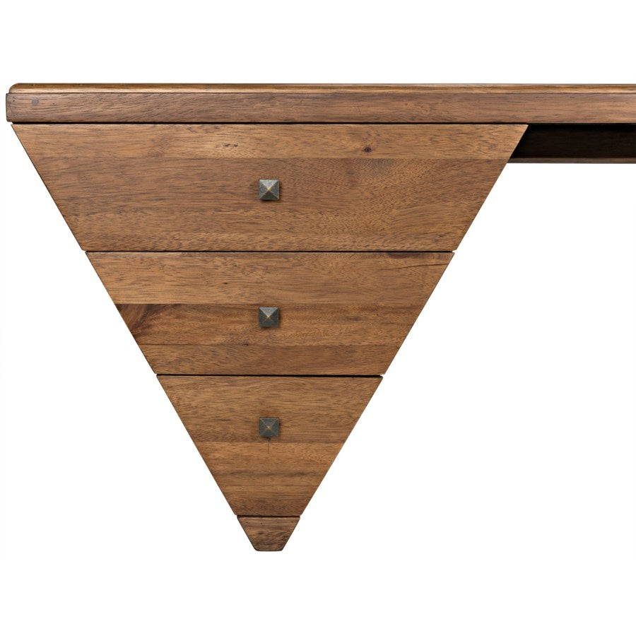 Tetramo Desk, Dark Walnut