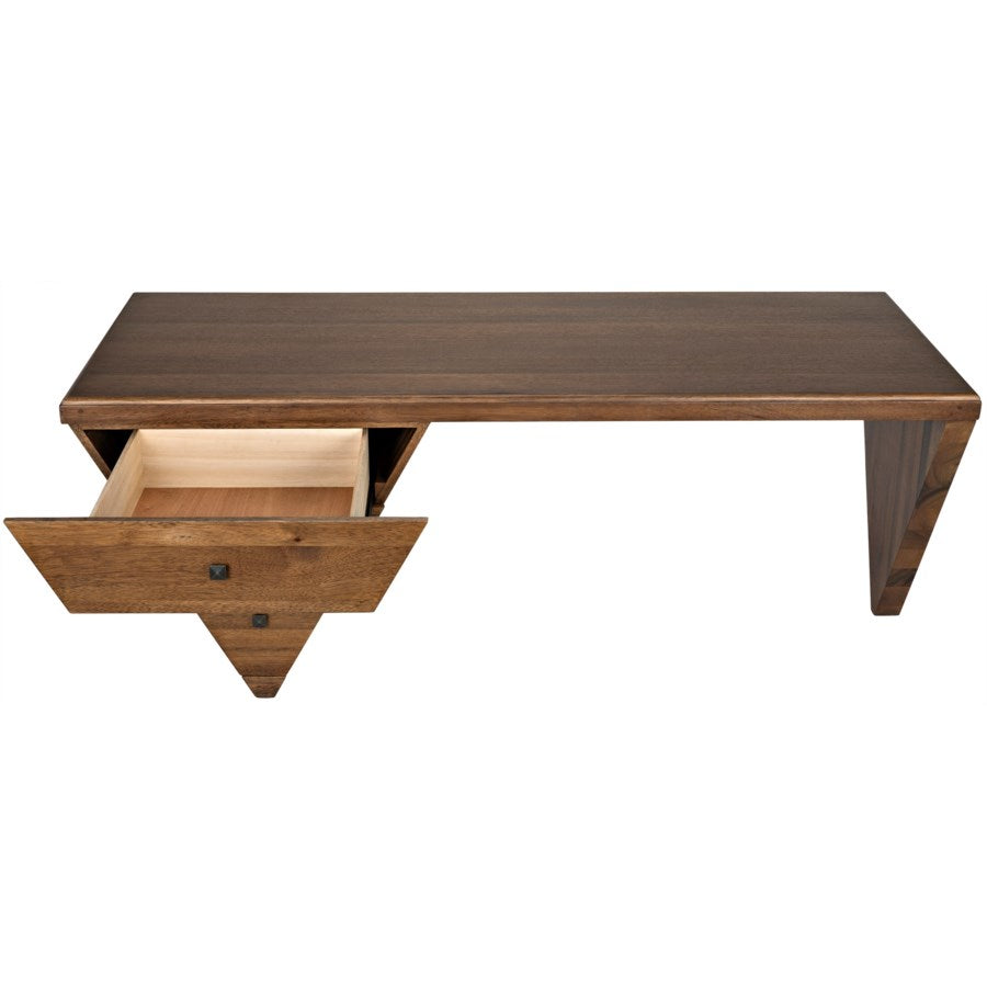 Tetramo Desk, Dark Walnut