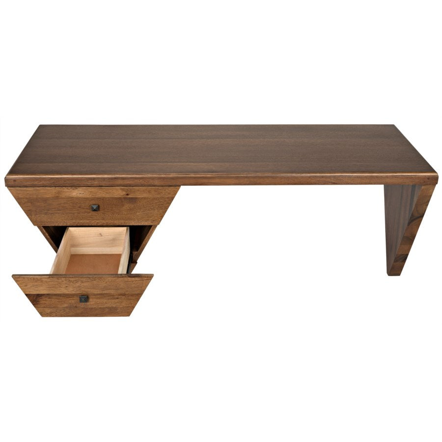 Tetramo Desk, Dark Walnut