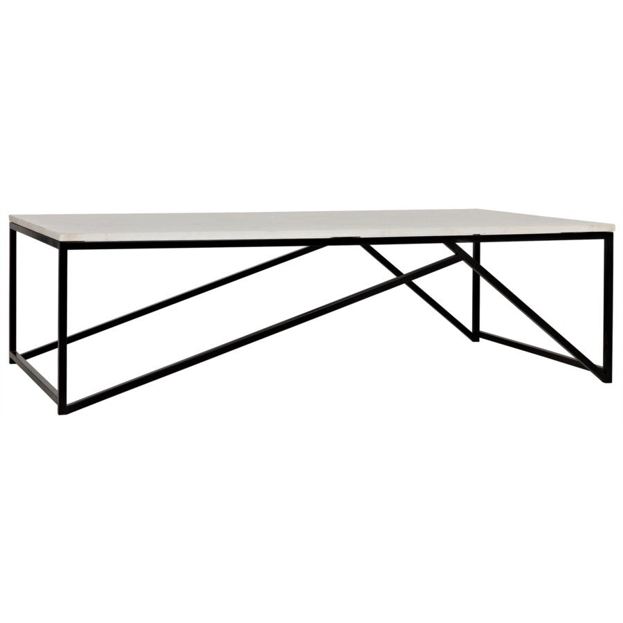 Molimo Coffee Table with Black Metal