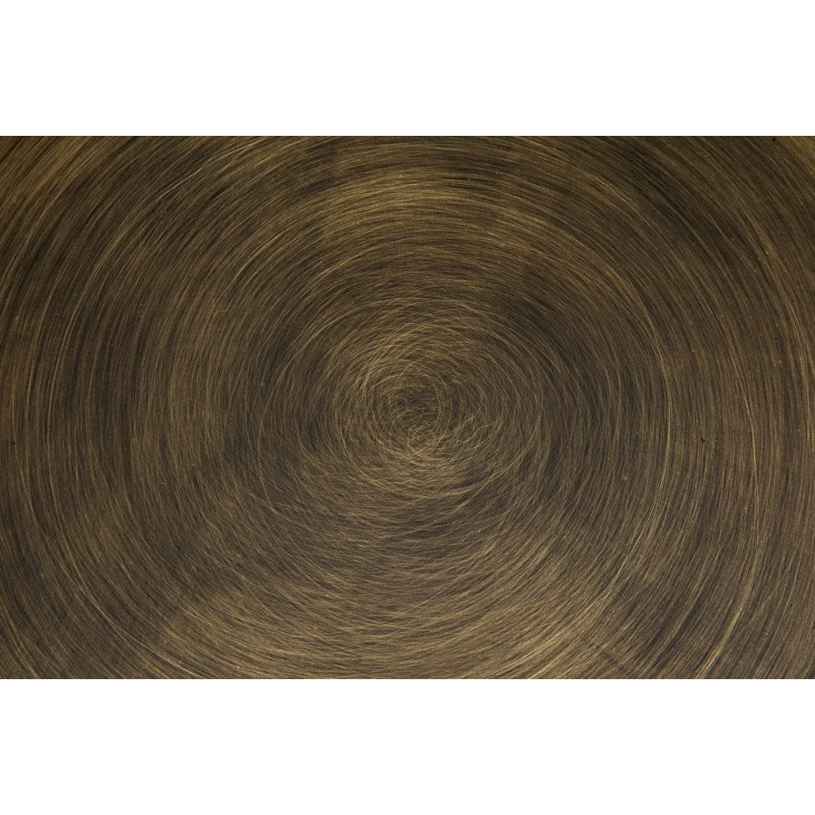 Tytus Coffee Table, Aged Brass