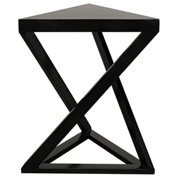 Orpheo Side Table, Black Metal