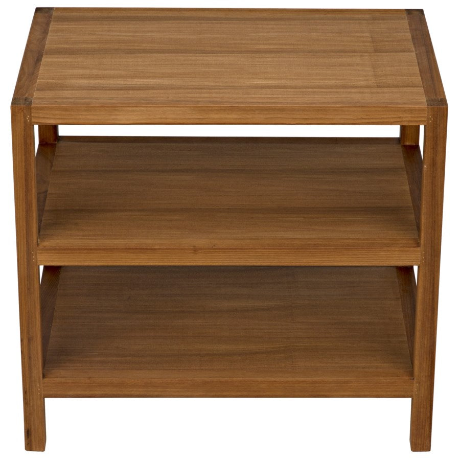 SL9 Side Table, Gold Teak